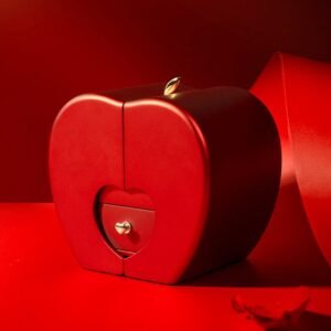 Eternal Rose Jewelry Box with Necklace – Red Apple Gift Box – photo 5