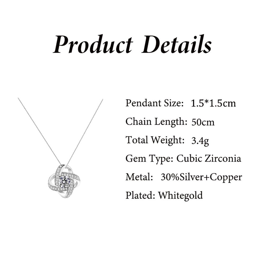 Eternal Rose Jewelry Box with Necklace – Red Apple Gift Box – detail 1
