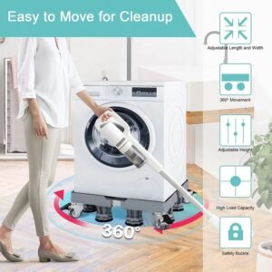 Adjustable Appliance Stand with Wheels – photo 3
