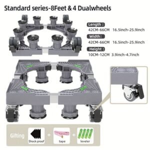 Adjustable Appliance Stand with Wheels – photo 6