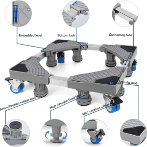 Adjustable Appliance Stand with Wheels – photo 7