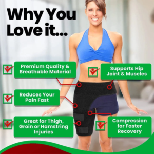 Adjustable Hip & Thigh Support Wrap – photo 3