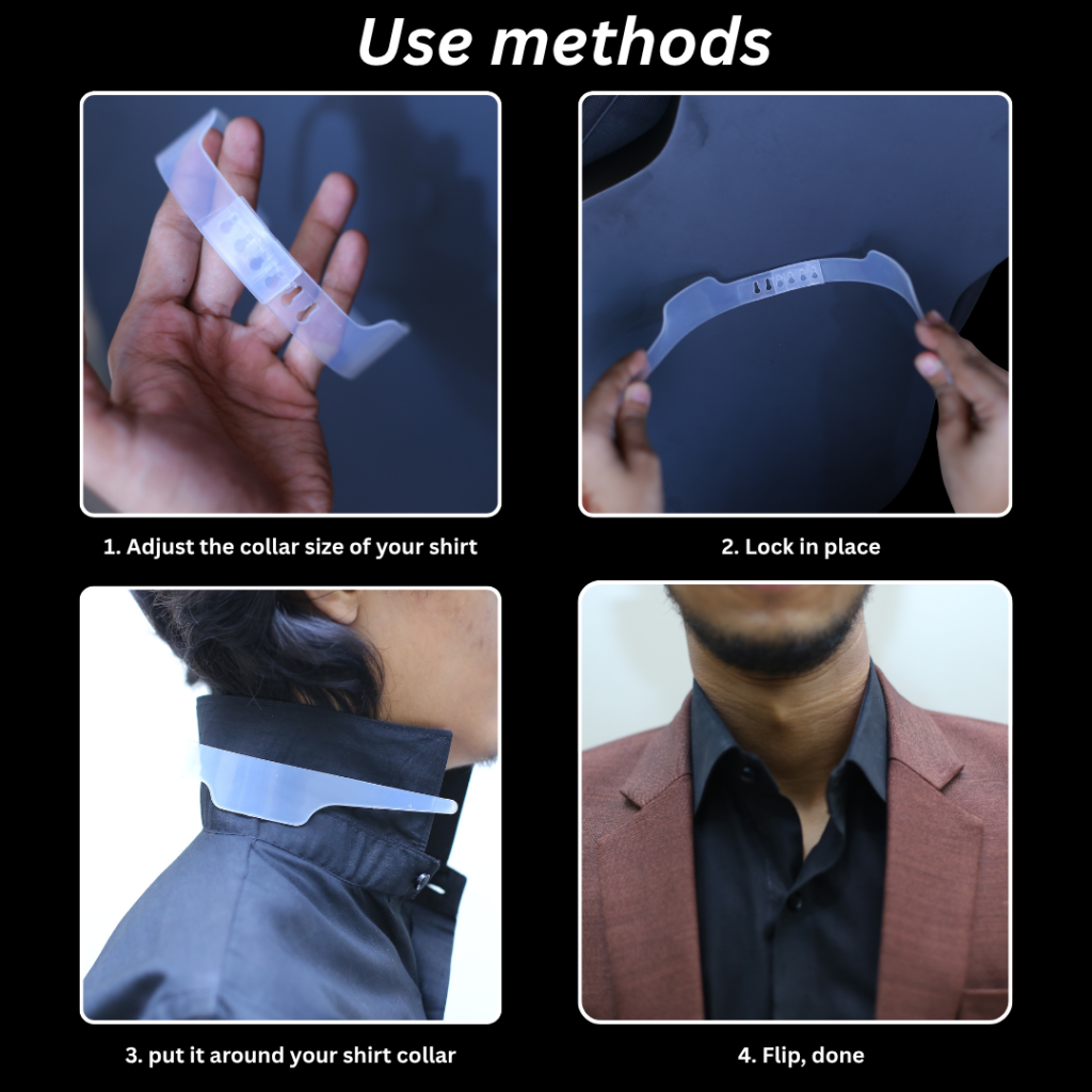Adjustable Shirt & Kurta Collar Stays – detail 4