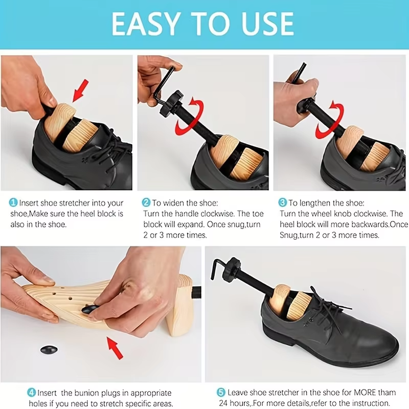Adjustable Wooden Shoe Stretcher – detail 5