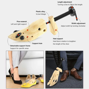 Adjustable Wooden Shoe Stretcher – photo 6