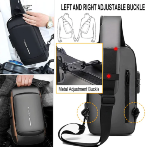 Anti-Theft Chest Bag with Password Lock & USB Port – photo 4