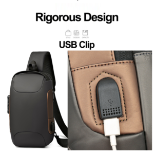 Anti-Theft Crossbody Sling Bag with USB Charging – photo 4