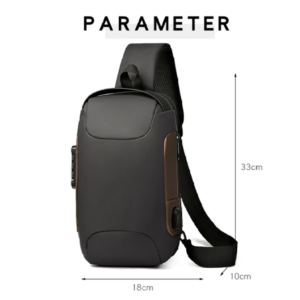 Anti-Theft Crossbody Sling Bag with USB Charging – photo 8