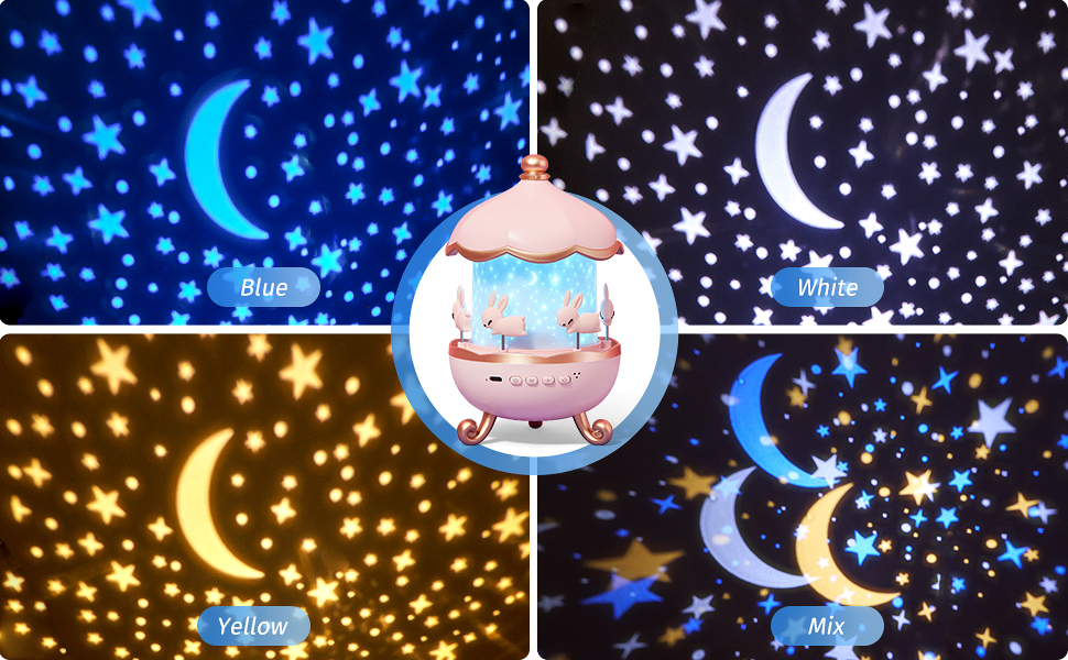 Bunny Carousel Projector & Speaker – detail 5