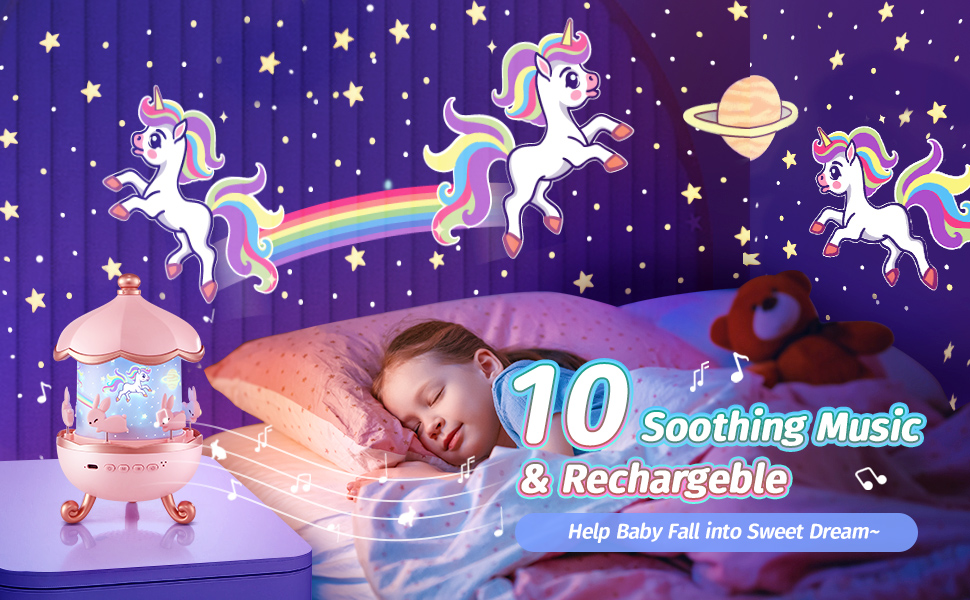 Bunny Carousel Projector & Speaker – detail 9