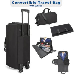Convertible Duffle Garment Bag with Wheels