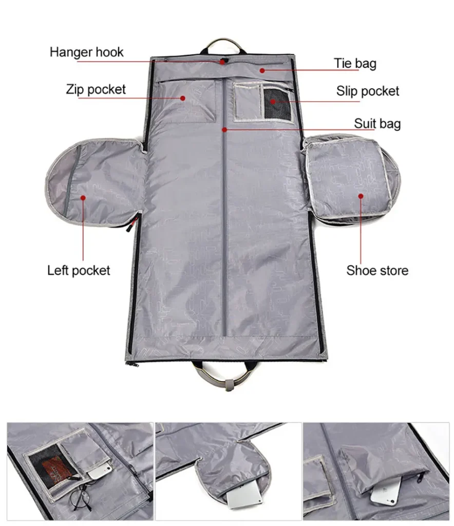 Convertible Duffle Garment Bag without Wheel – detail 3