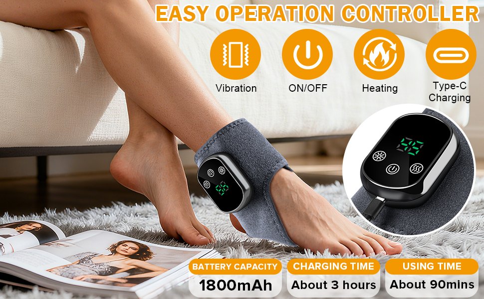 Cordless Ankle Heating Wrap – detail 3