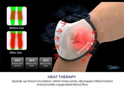 Cordless Heated Knee Massager – detail 1