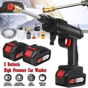 Cordless Pressure Washer · Two Batteries