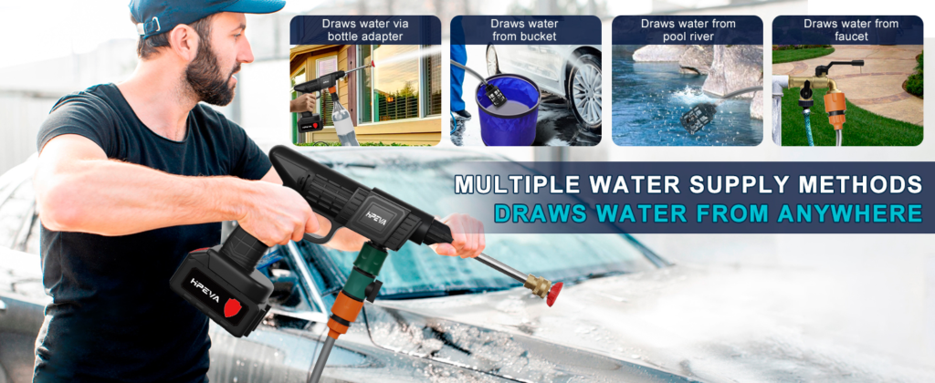 Cordless Pressure Washer · Two Batteries – detail 4