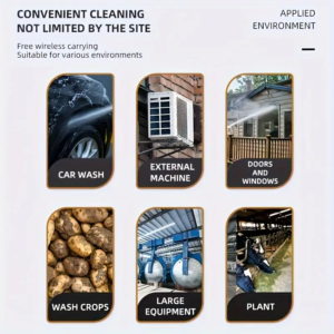 Cordless Pressure Washer · Two Batteries – photo 4