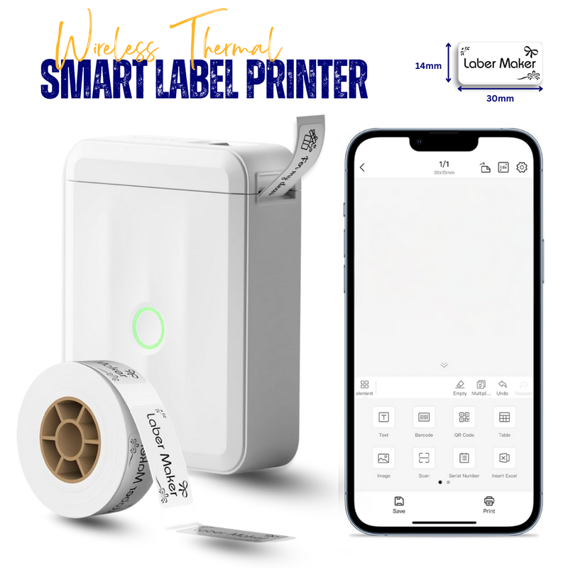 D110 Bluetooth Thermal Label Printer