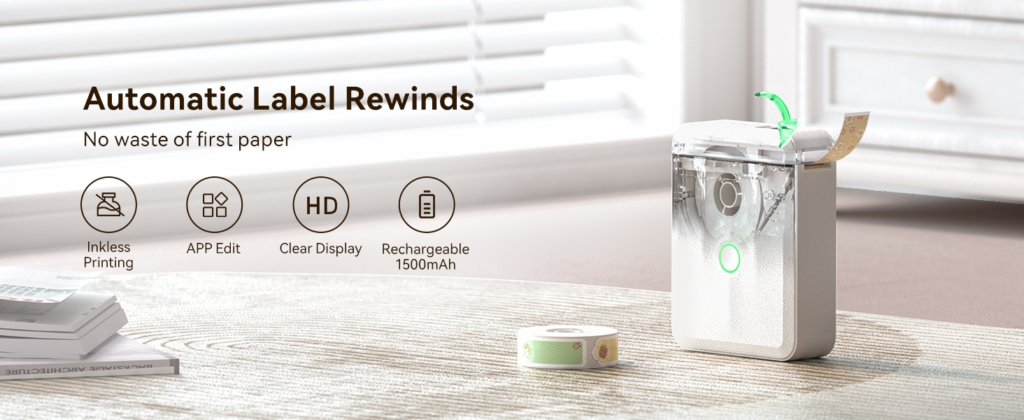 D110 Bluetooth Thermal Label Printer – detail 6