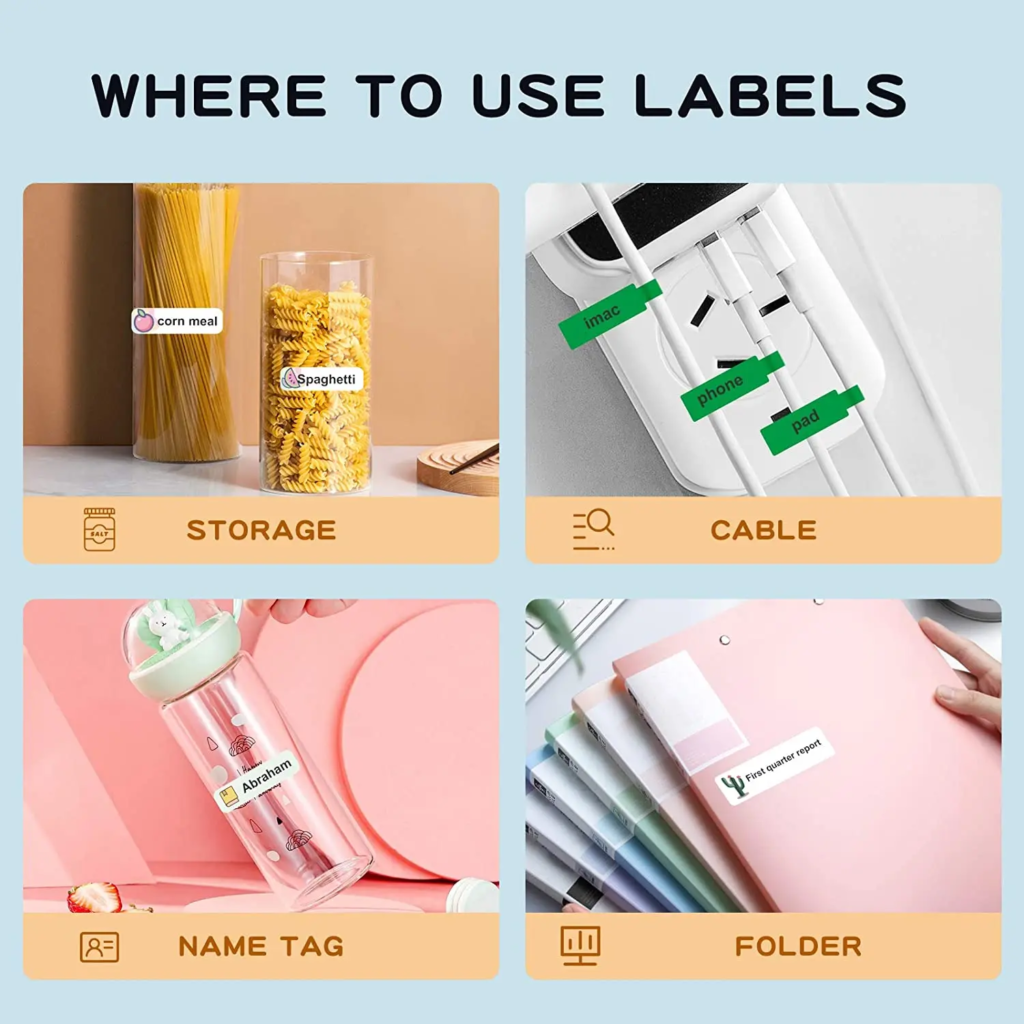 D110 Thermal Sticker Label Roll – detail 6