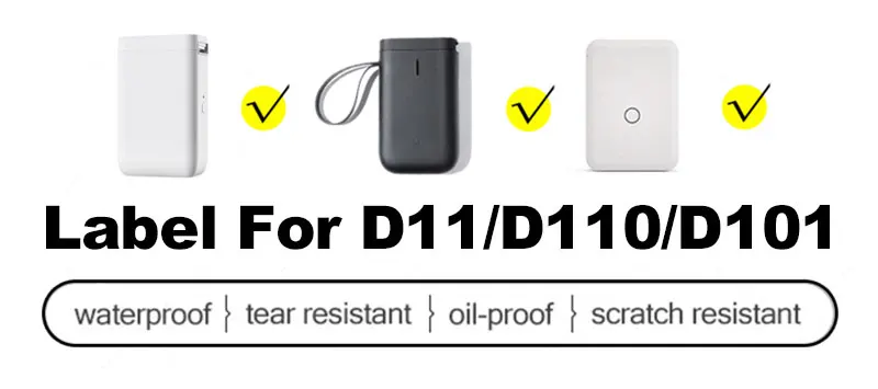 D110 Thermal Sticker Label Roll – detail 1