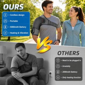 Electric Shoulder Massager & Heating Support Brace Belt – photo 7