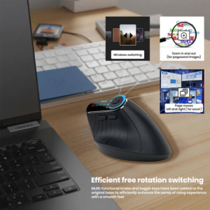 Ergonomic Vertical Wireless Mouse – photo 4