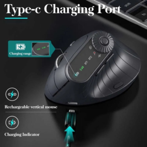 Ergonomic Vertical Wireless Mouse – photo 5