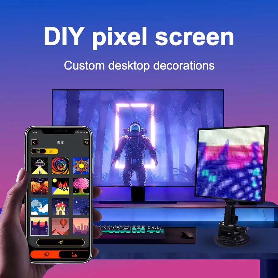 Full Color USB Bluetooth LED Display Board/Screen – detail 8