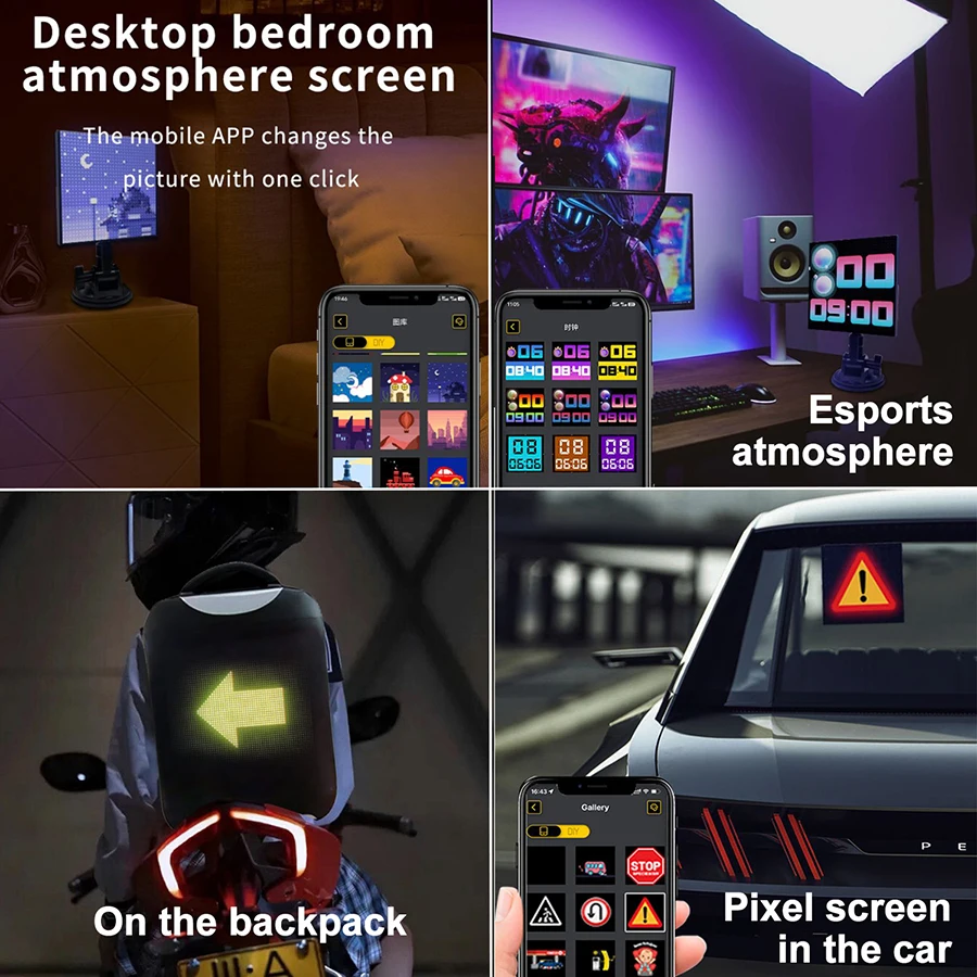 Full Color USB Bluetooth LED Display Board/Screen – detail 11