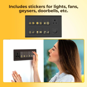 Gold Appliance Switch Labels – photo 3