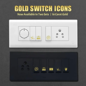 Gold Appliance Switch Labels – photo 7