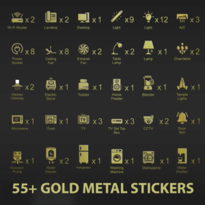 Gold Appliance Switch Labels – photo 8