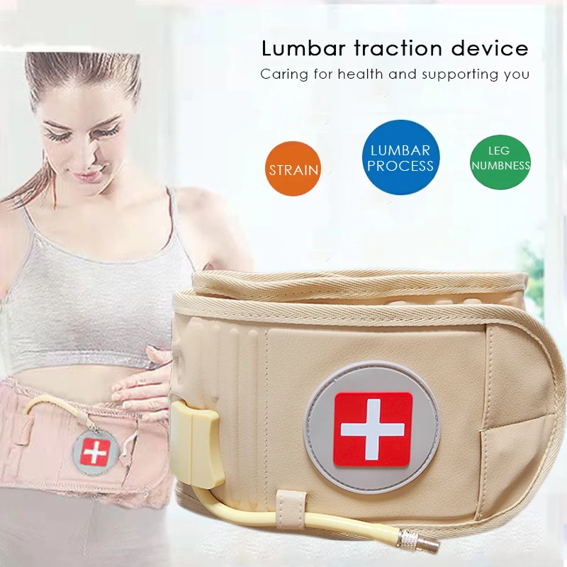 Inflatable Lumbar Support Belt with Pump – detail 2