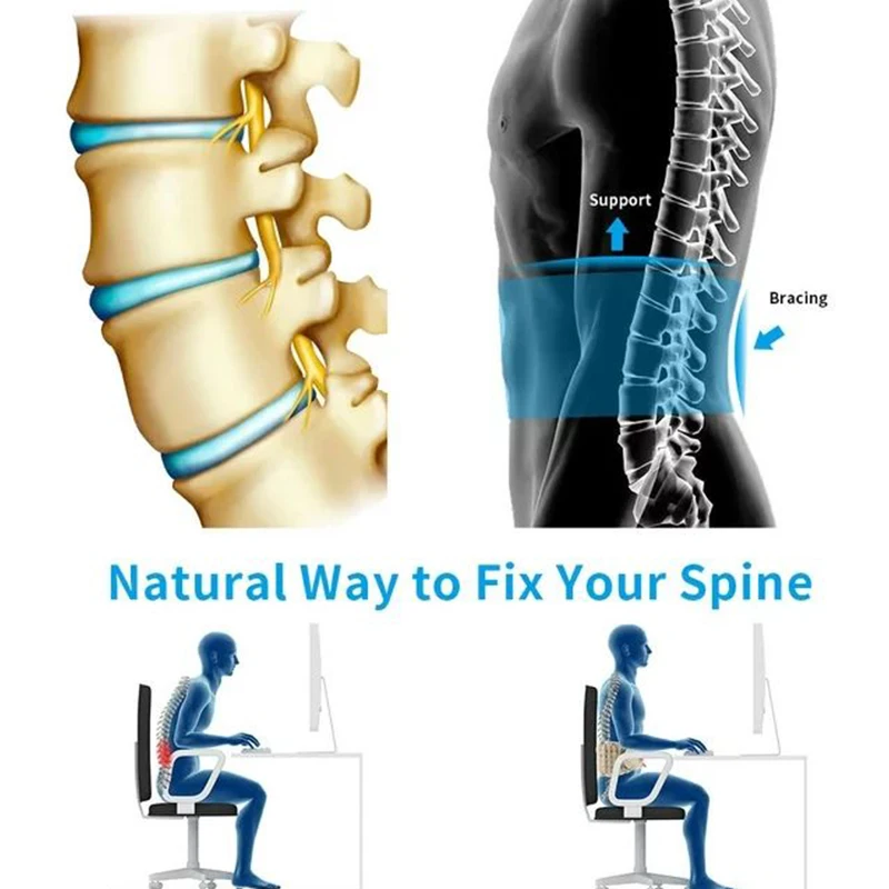 Inflatable Lumbar Support Belt with Pump – detail 4