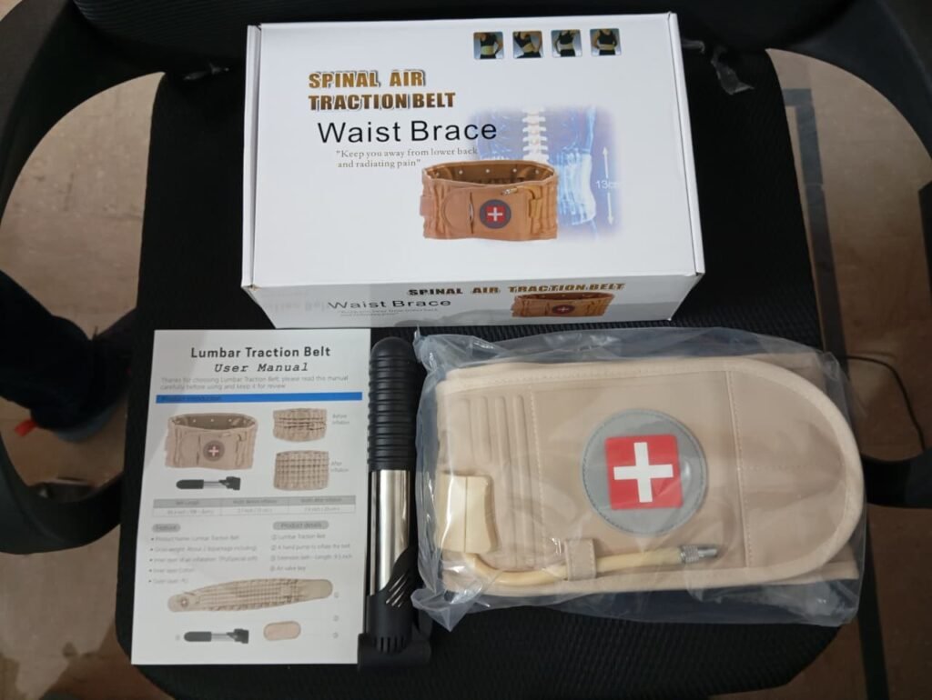 Inflatable Lumbar Support Belt with Pump – detail 9