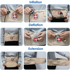 Inflatable Lumbar Support Belt with Pump – photo 7