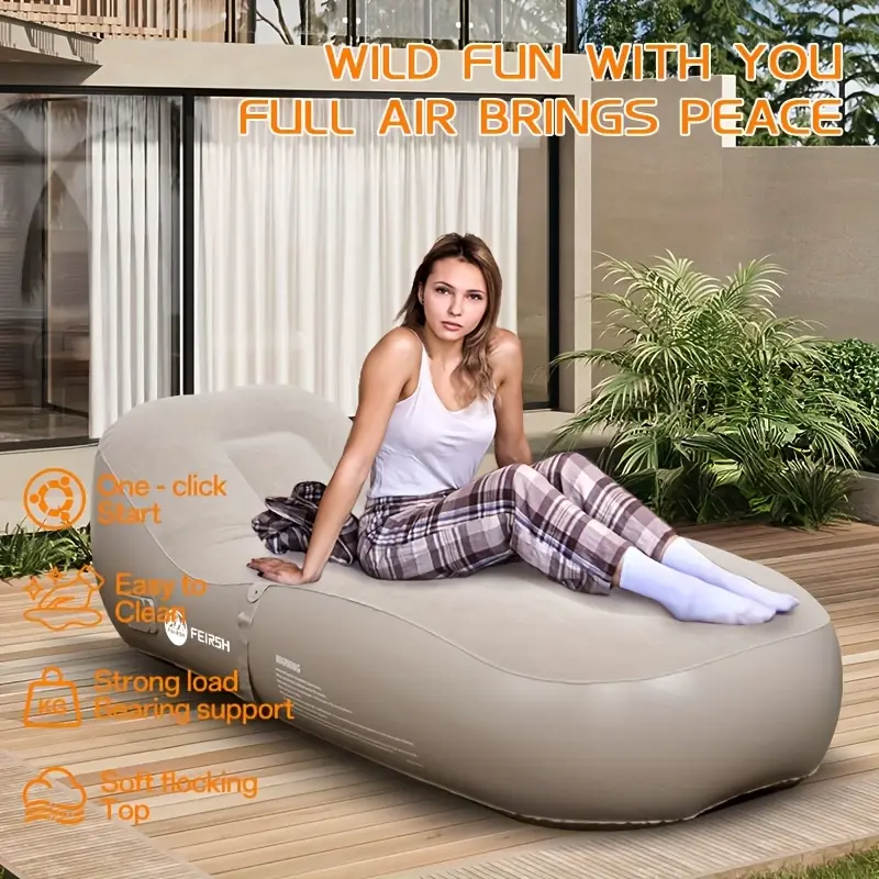 Inflatable Recliner with Built-in Pump – detail 2