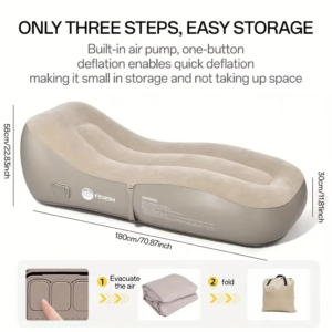 Inflatable Recliner with Built-in Pump – photo 7