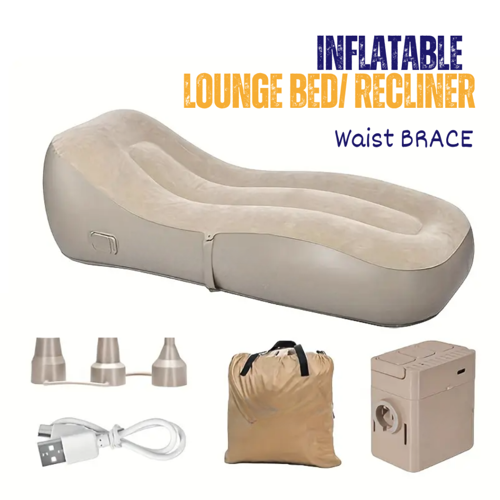Inflatable Recliner with Built-in Pump – detail 1