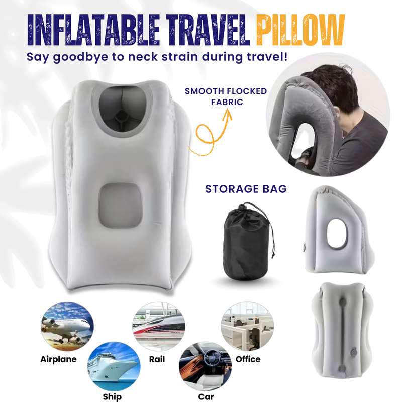 Inflatable Travel Sleeping Pillow