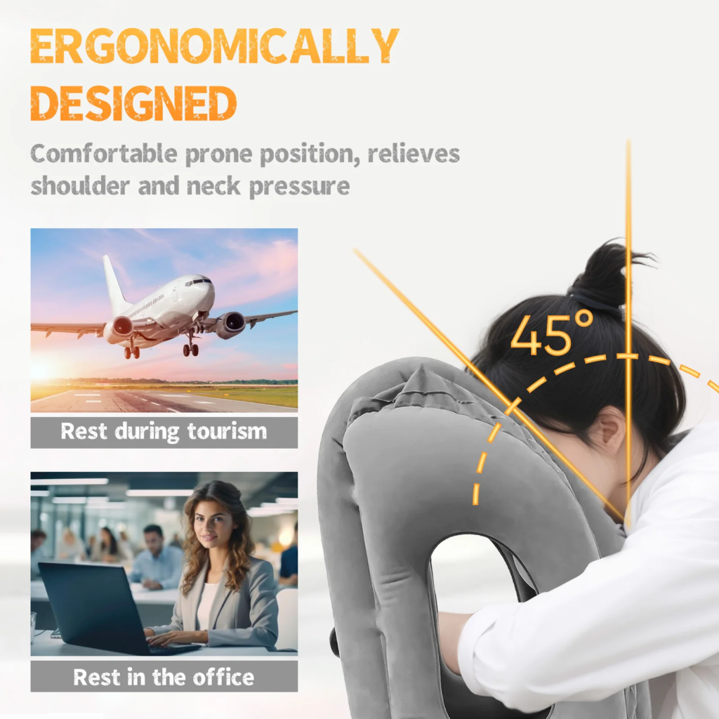 Inflatable Travel Sleeping Pillow – detail 6
