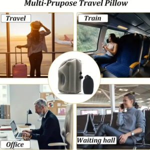 Inflatable Travel Sleeping Pillow – photo 6