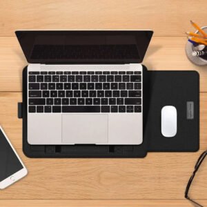 Laptop Sleeve Bag with Stand (Leather) – photo 10