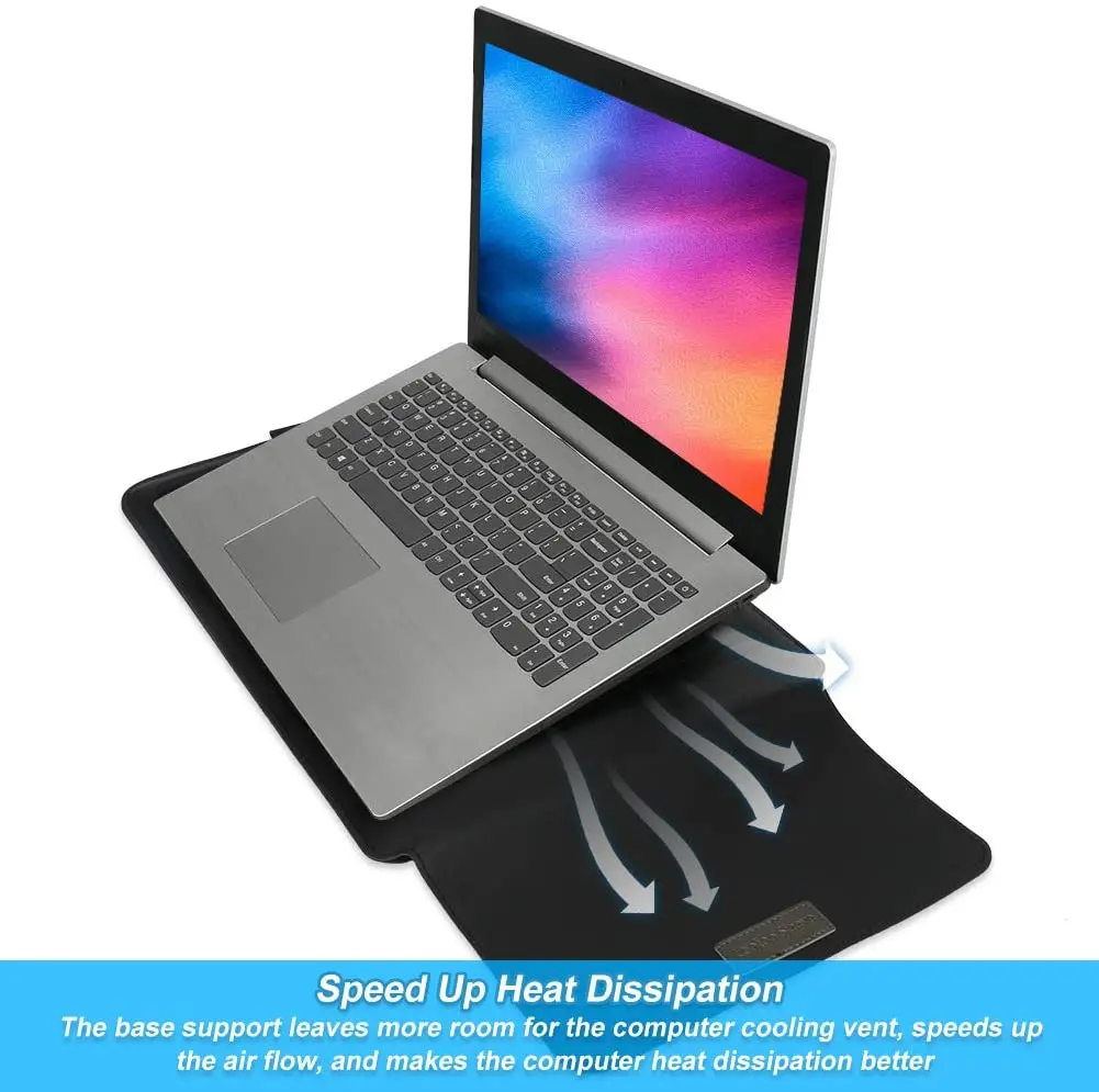 Laptop Sleeve Bag with Stand (Leather) – detail 4