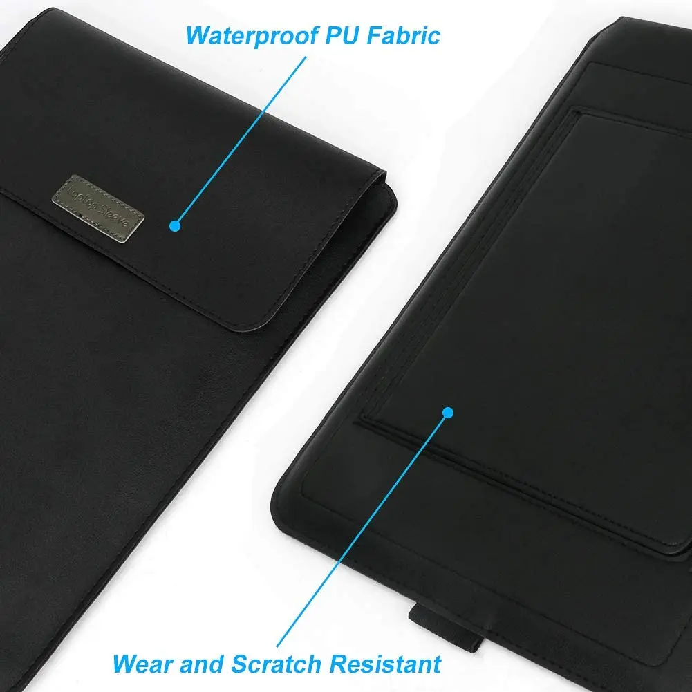 Laptop Sleeve Bag with Stand (Leather) – detail 5