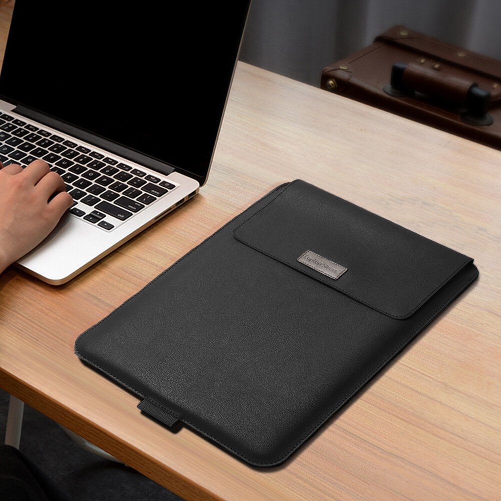 Laptop Sleeve Bag with Stand (Leather) – detail 12