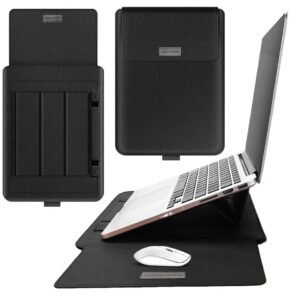 Laptop Sleeve Bag with Stand (Leather) – photo 9