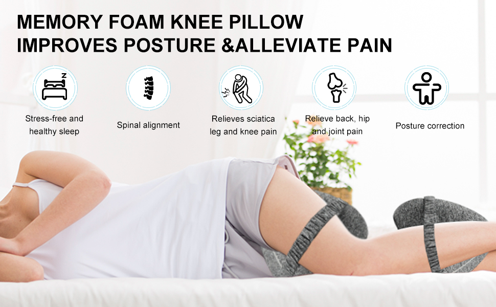 Memory Foam Knee Pillow – detail 2