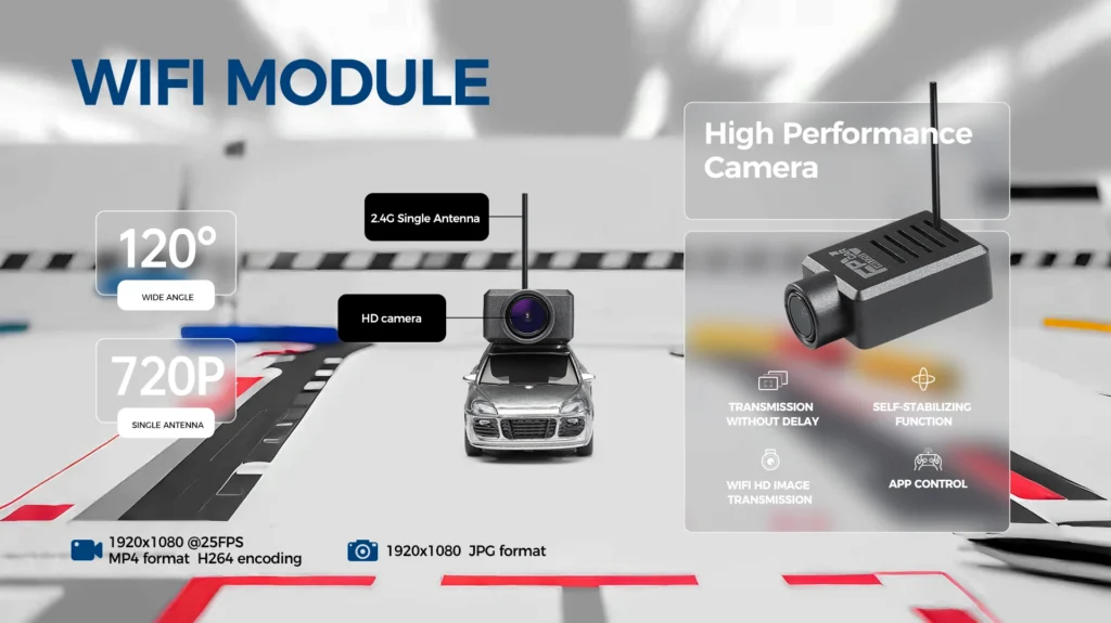Mini RC Car with HD Camera – detail 6